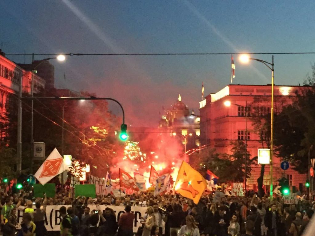 Protest Beograd foto Autonomija Natasa Govedarica