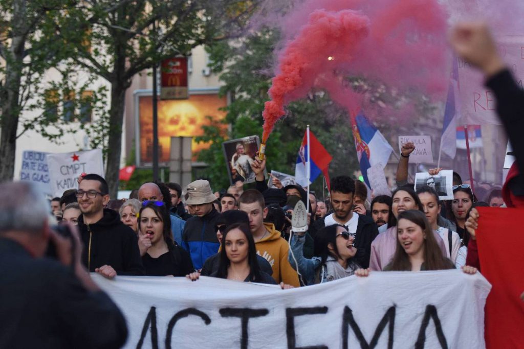 "PROTEST PROTIV DIKTATURE" U NOVOM SADU