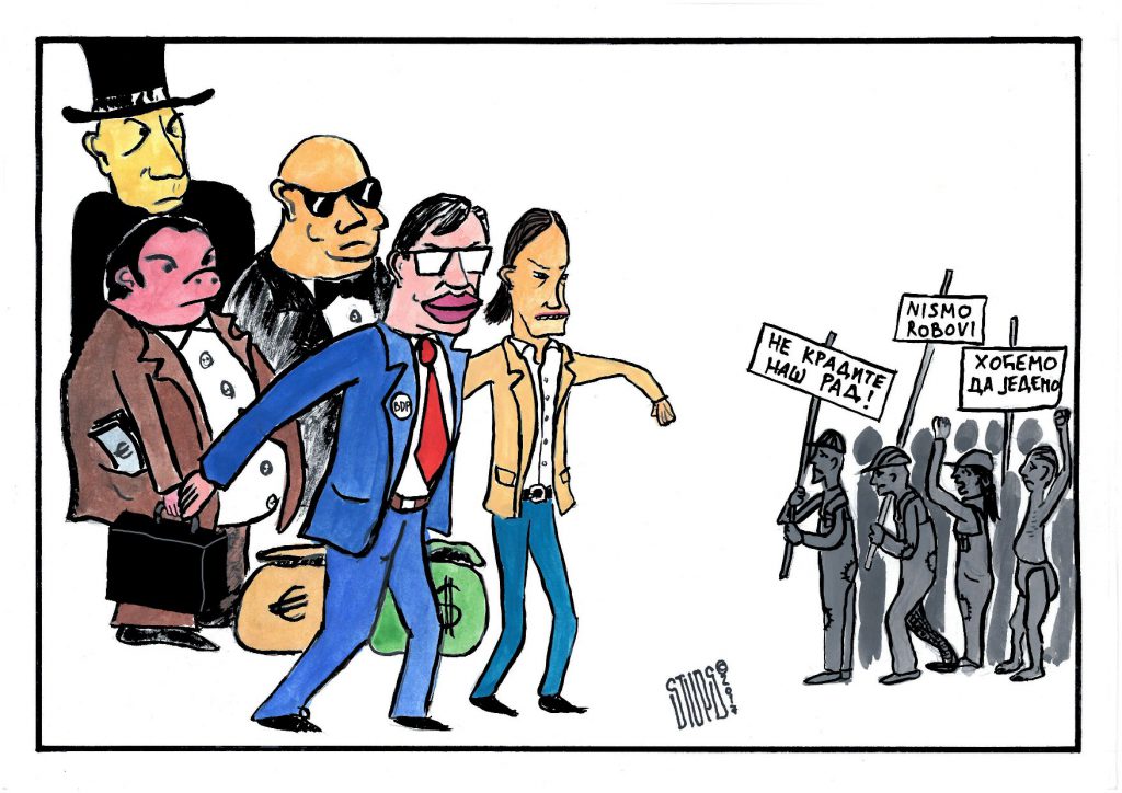 Karikatura nedelje Stups investitori