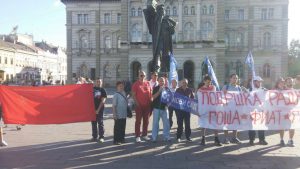 Protest radnici Novi Sad