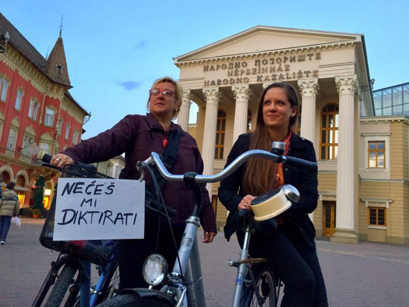 Protest Subotica Maglocistac